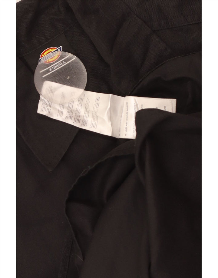 Dickies Mens Short Sleeve Shirt XS Black Polyester