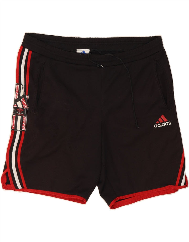 ADIDAS Mens Sport Shorts XL  Black Vintage Adidas and Second-Hand Adidas from Messina Hembry 