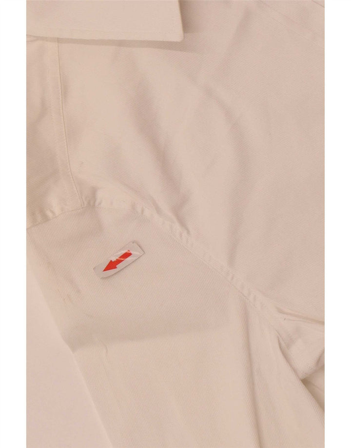 Massimo Dutti Womens Shirt EU 36 XS White Cotton