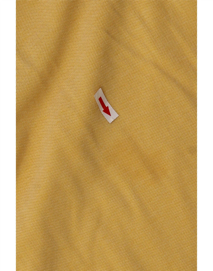 Lacoste Womens Polo Dress Size 40 Medium Yellow Cotton