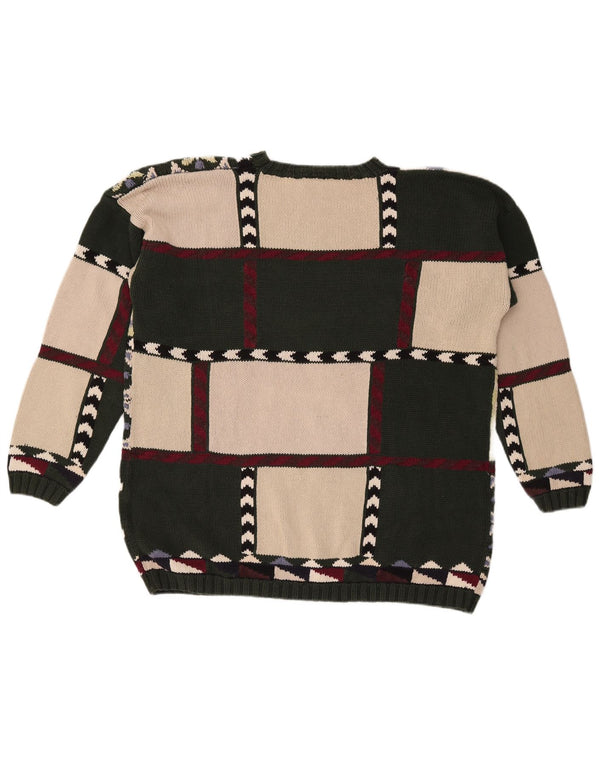 PUBLIC Womens Crew Neck Jumper Sweater IT 44 Medium Multicoloured