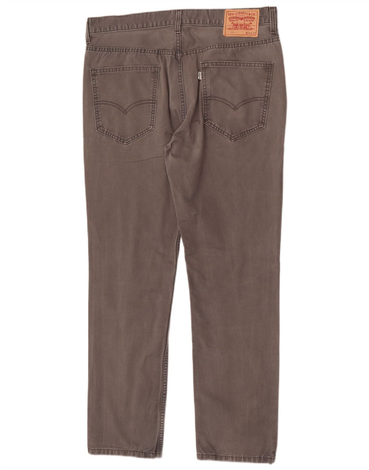 Levi's Mens 751 Straight Jeans W36 L32 Grey Cotton