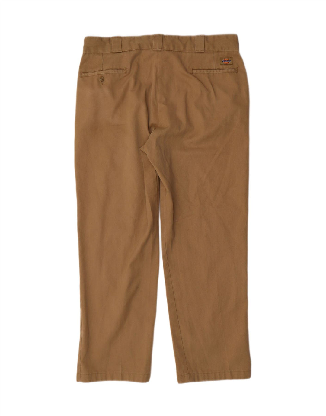 DICKIES Mens Straight Chino Trousers W38 L30 Khaki Cotton Vintage Dickies and Second-Hand Dickies from Messina Hembry 
