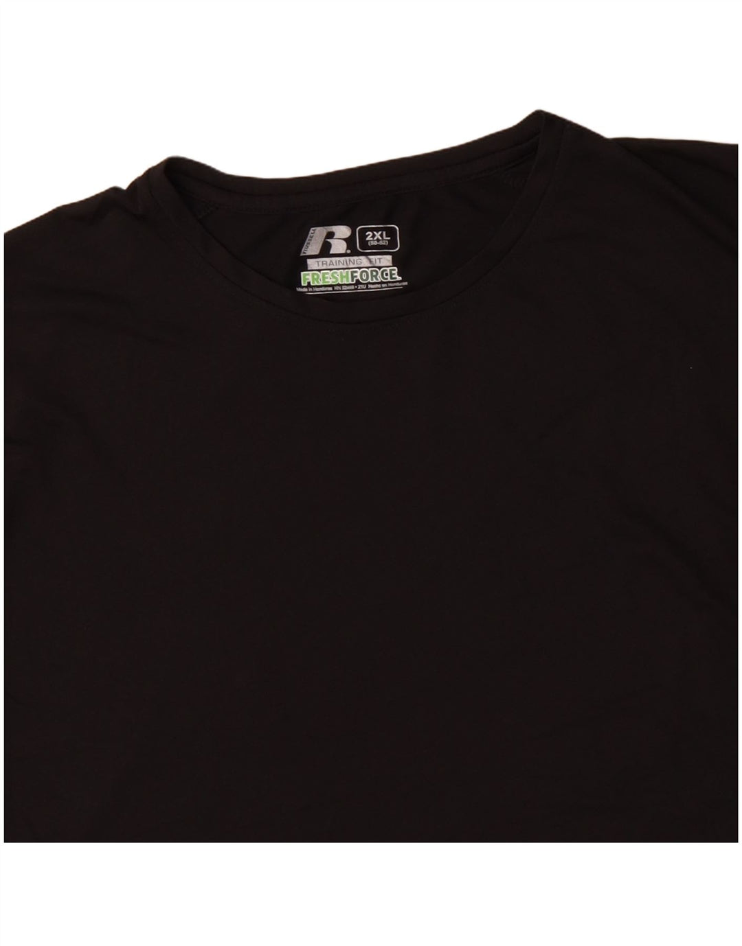 Russell Athletic Mens T-Shirt 2XL Black Polyester