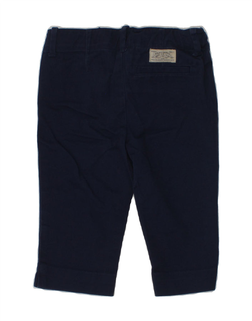 RALPH LAUREN Boys Casual Trousers 2-3 Years W20 L9 Navy Blue Cotton | Vintage Ralph Lauren | Thrift | Second-Hand Ralph Lauren | Used Clothing | Messina Hembry 