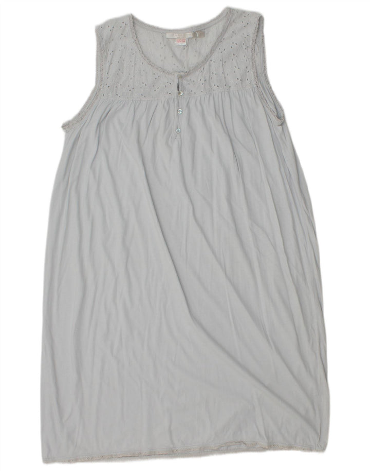 Zara Womens Sleeveless Shift Dress UK 14 Large Grey