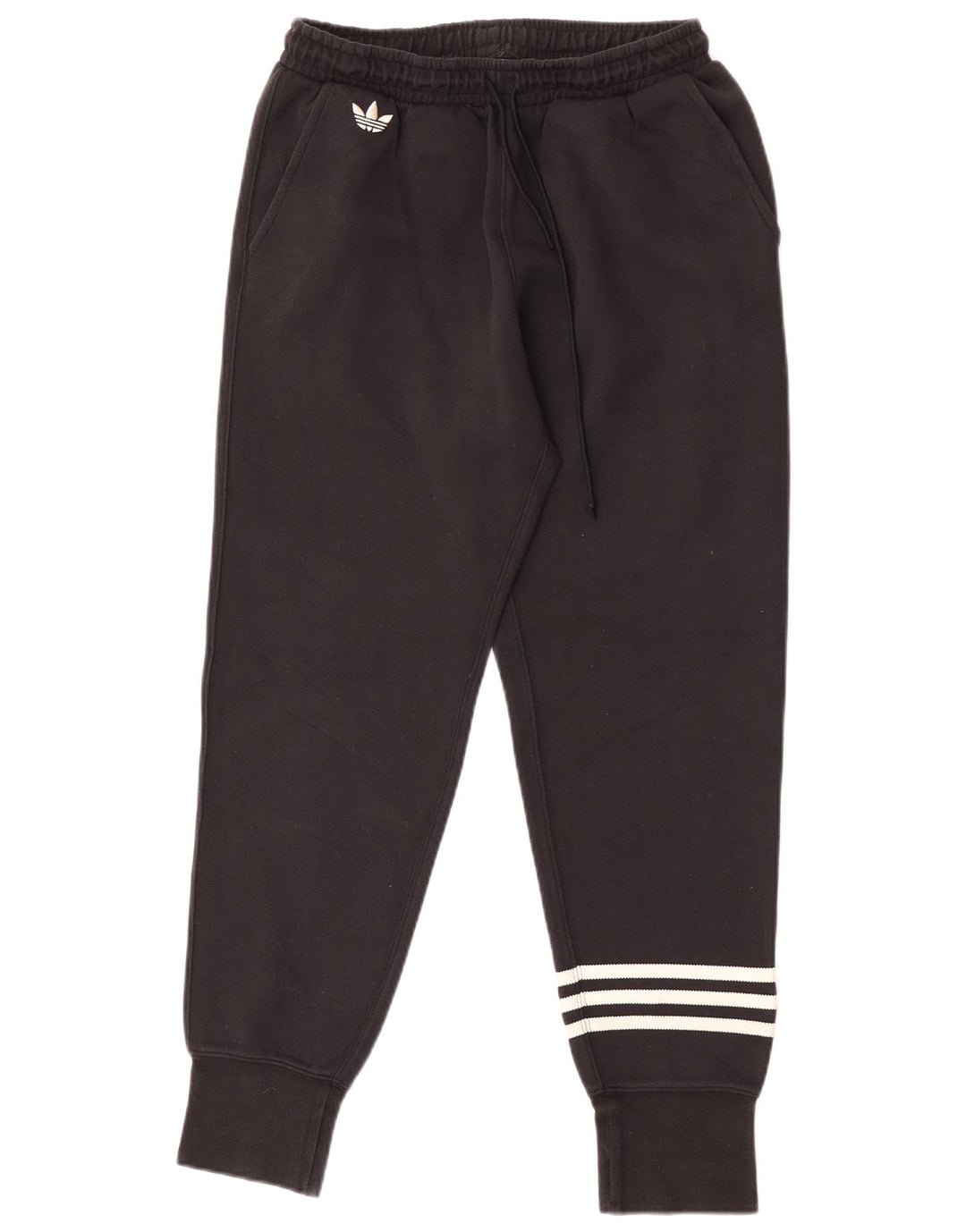 Adidas Mens Tracksuit Trousers Joggers Medium Black Cotton