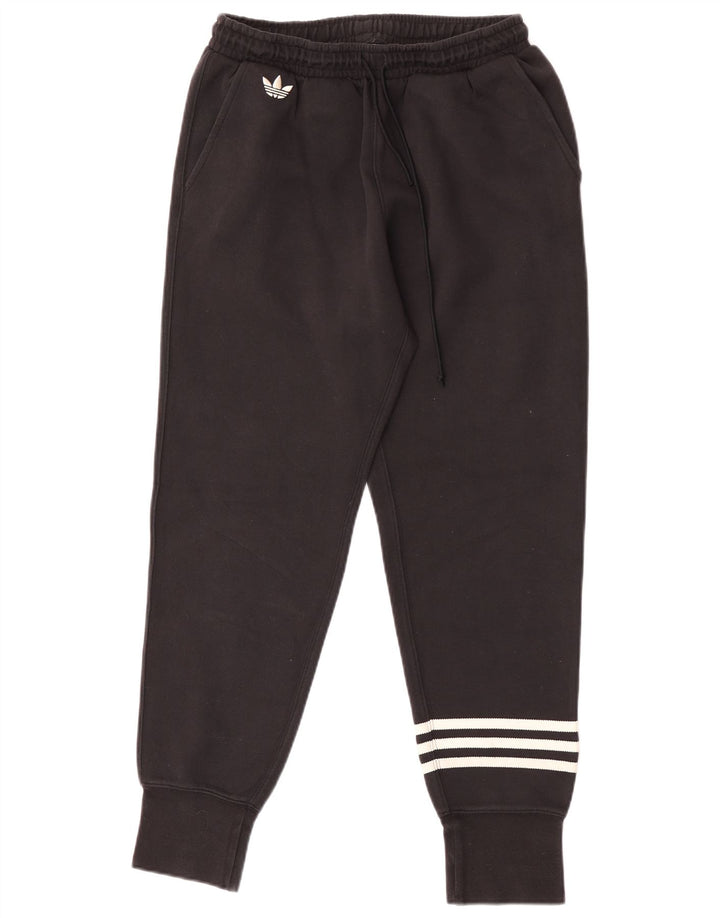 Adidas Mens Tracksuit Trousers Joggers Medium Black Cotton