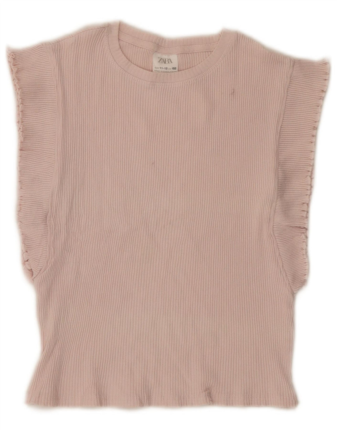 Zara Girls Vest Top 11-12 Years Pink