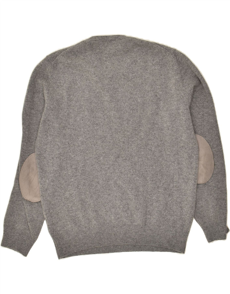 MARINA YACHTING Mens Crew Neck Jumper Sweater Medium Grey Virgin Wool Vintage Marina Yachting and Second-Hand Marina Yachting from Messina Hembry 