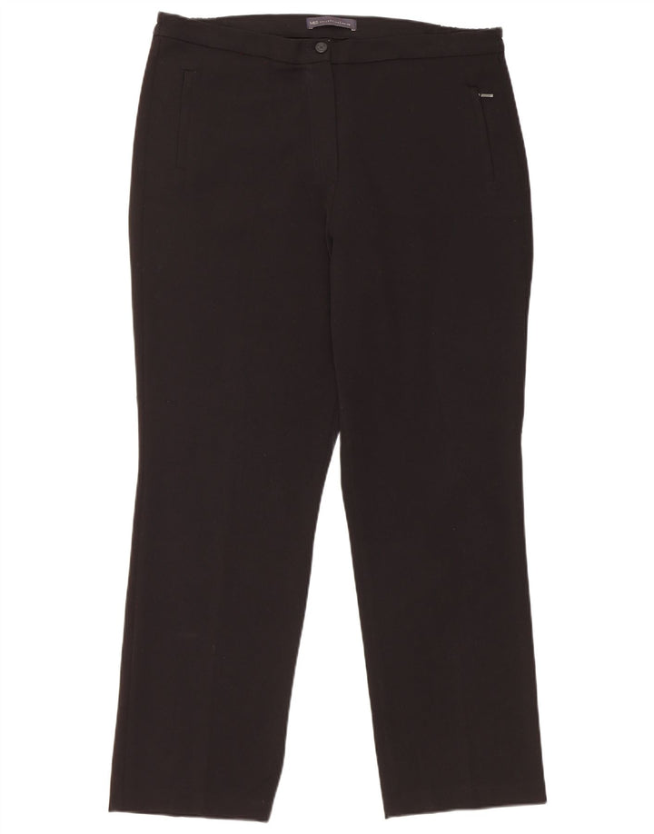 Marks & Spencer Womens Slim Casual Trousers W36 L28 Black