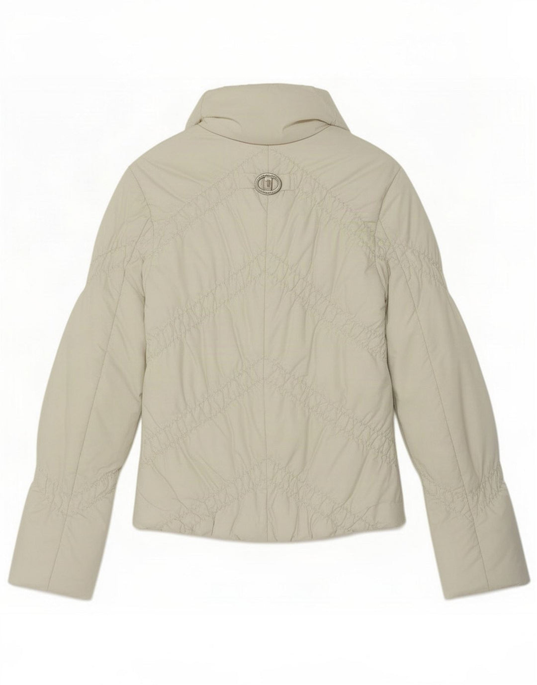 Trussardi Jeans Womens Padded Jacket IT 40 Small White Polyester
