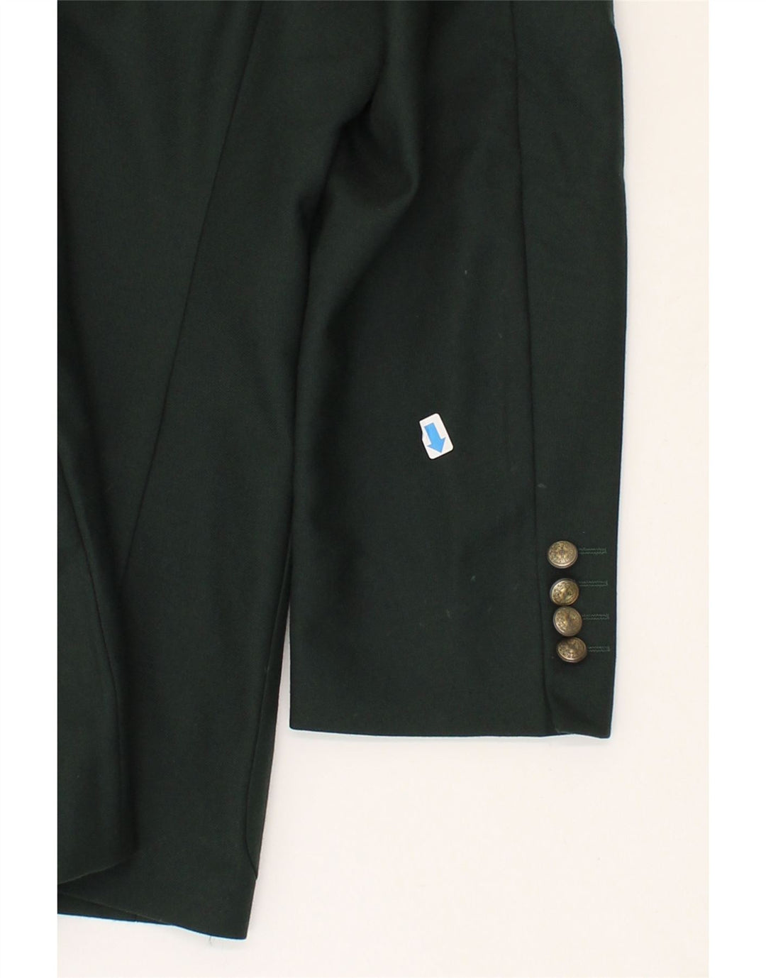DOUGLAS Mens 2 Button Blazer Jacket IT 50 Large Green Wool Vintage Douglas and Second-Hand Douglas from Messina Hembry 