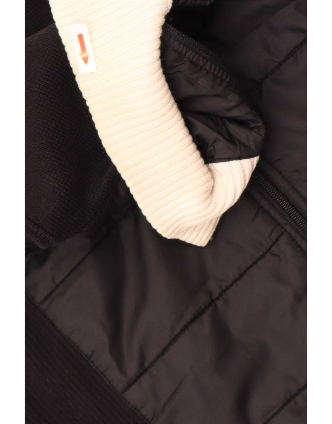 Tommy Hilfiger Womens Gilet UK 12 Medium Black Colourblock Cotton