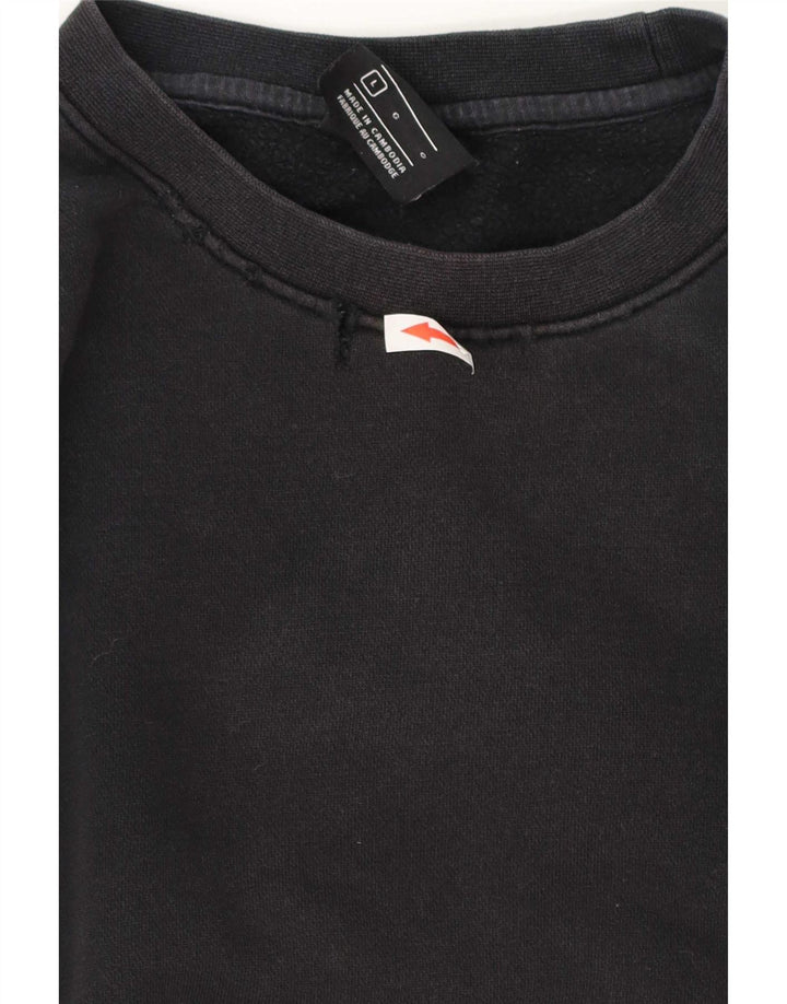Nike Mens Sweatshirt Jumper Large Black Cotton