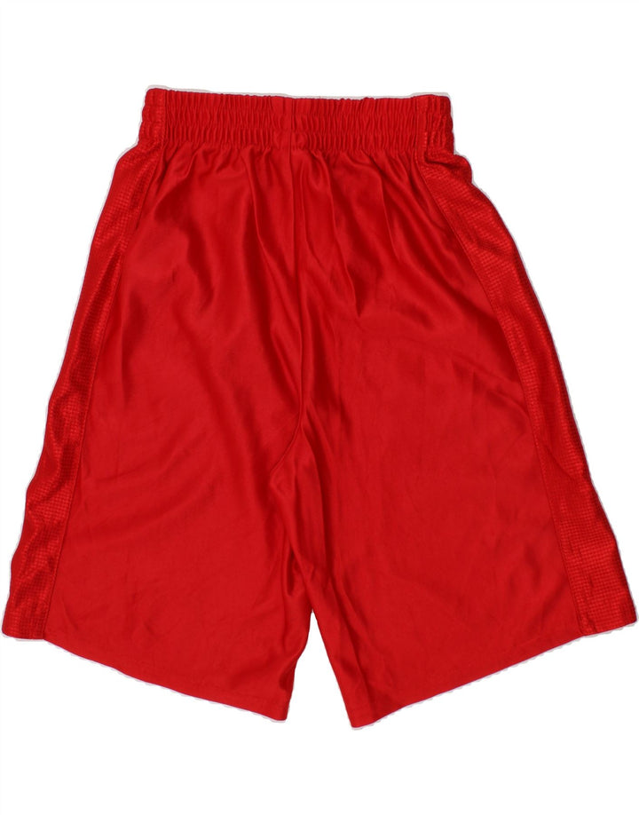 STARTER Boys Sport Shorts 7-8 Years Medium Red Polyester Vintage Starter and Second-Hand Starter from Messina Hembry 