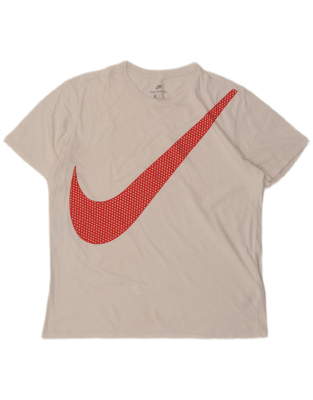 Nike Mens Athletic Cut Graphic T-Shirt Top XL White