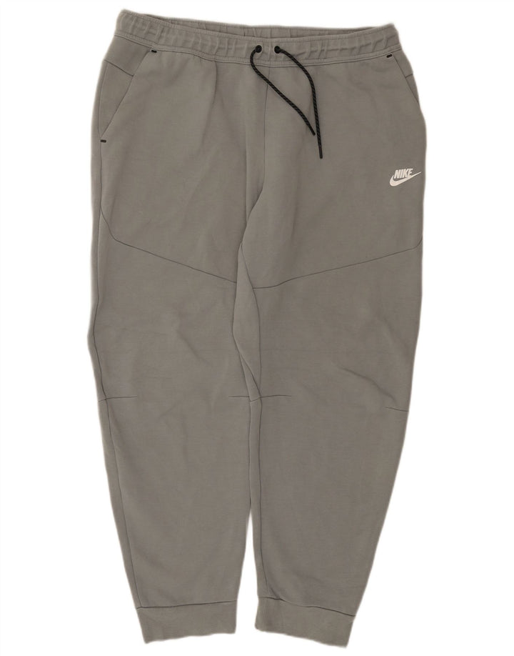 Nike Mens Tracksuit Trousers Joggers 2XL Grey Cotton