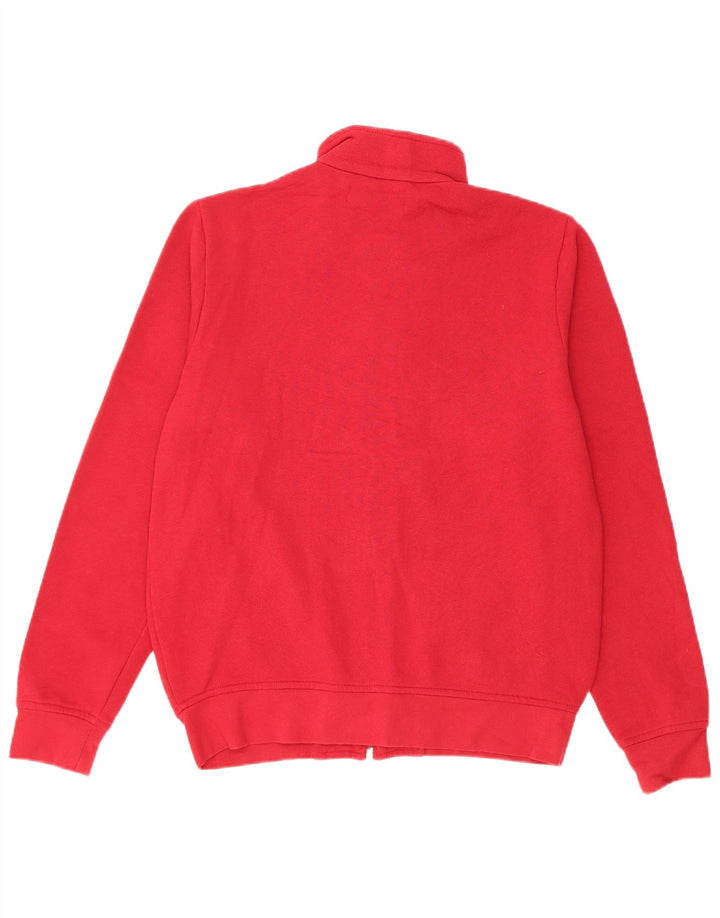 Kappa Mens Graphic Tracksuit Top Jacket Small Red Cotton