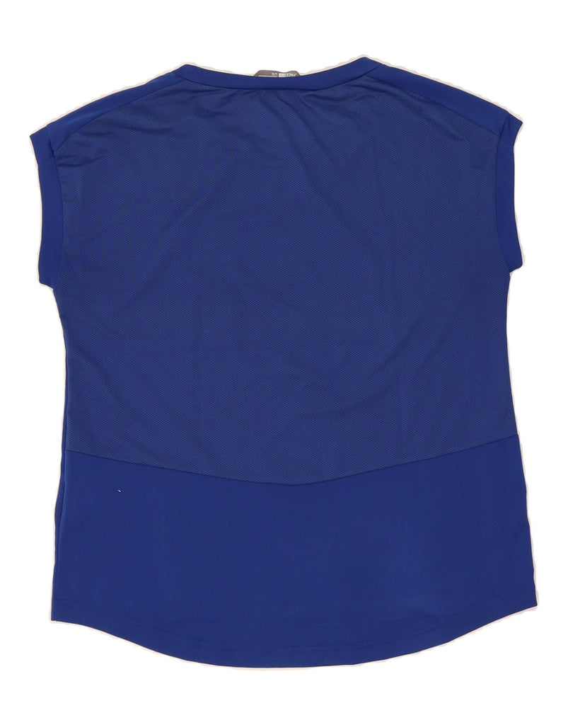 THE NORTH FACE Womens T-Shirt Top UK 16 Large Blue Polyester Vintage The North Face and Second-Hand The North Face from Messina Hembry 