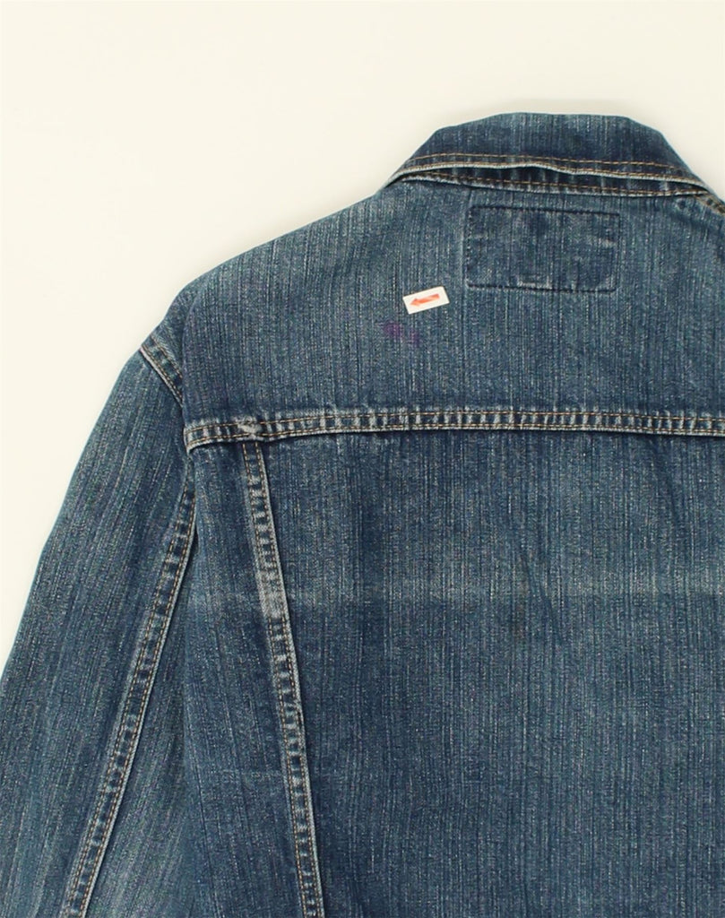 VINTAGE Mens Denim Jacket UK 36 Small Blue Cotton | Vintage Vintage | Thrift | Second-Hand Vintage | Used Clothing | Messina Hembry 