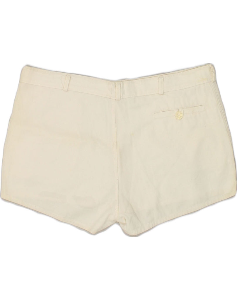 VINTAGE Womens Hot Pants W38 XL White Cotton | Vintage Vintage | Thrift | Second-Hand Vintage | Used Clothing | Messina Hembry 