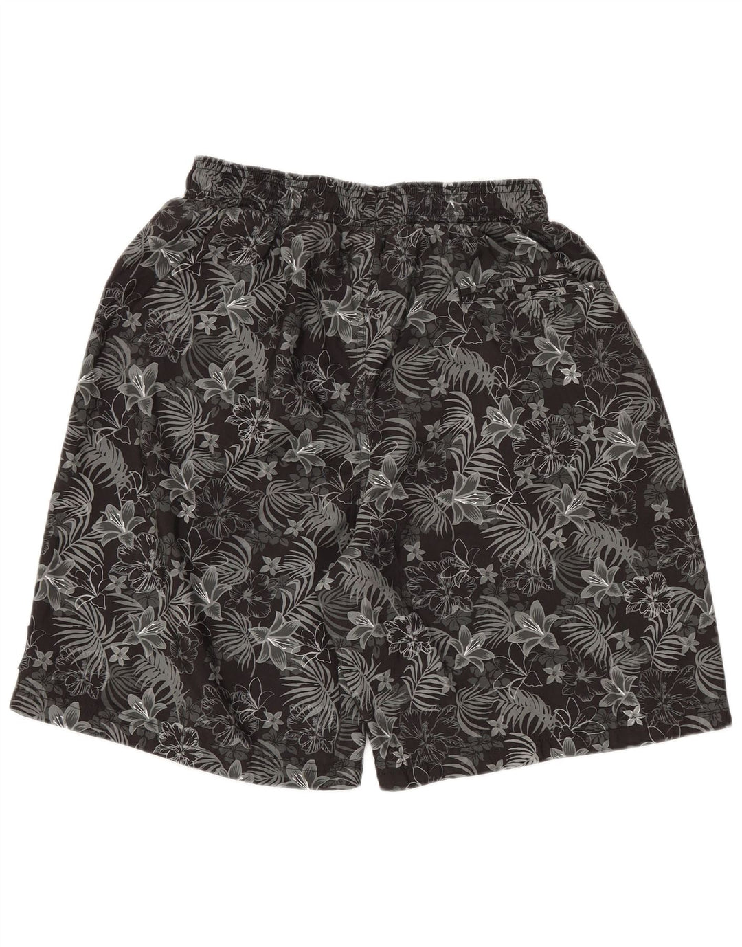 Hot Tuna Mens Swimming Shorts Medium Black Floral Polyester