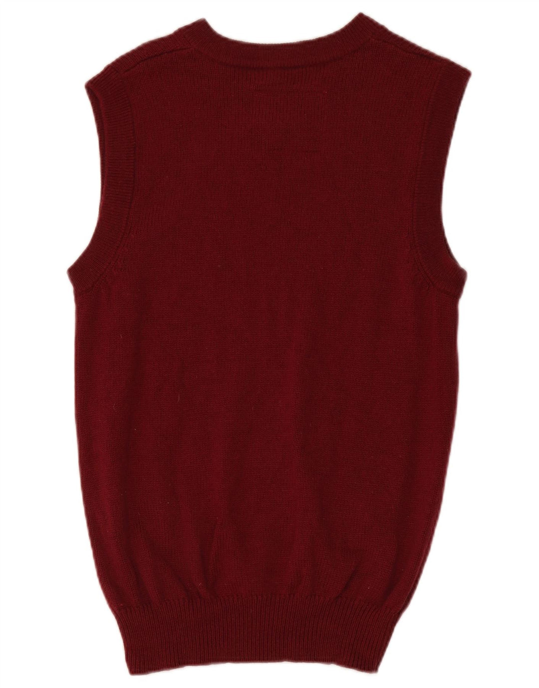 Jack Wills Mens Vest Tank Top Large Maroon Wool