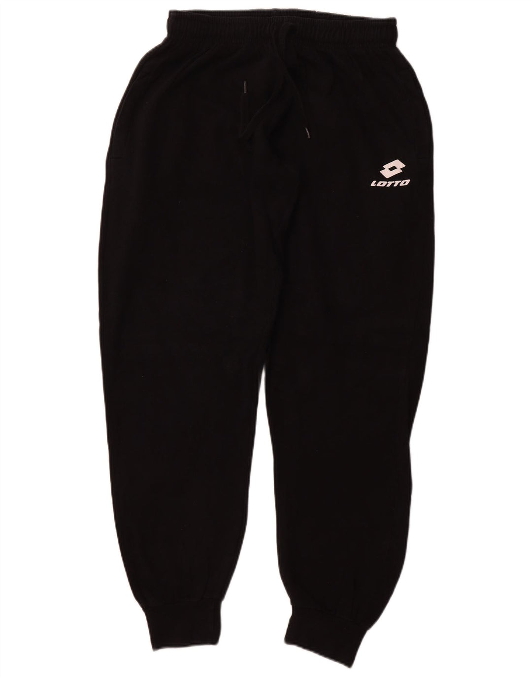 LOTTO Mens Tracksuit Trousers Joggers Large  Black Cotton