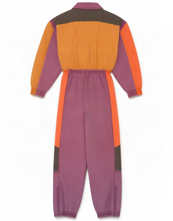 Lutha Womens Graphic Ski Jumpsuit UK 10 Small Multicoloured Colourblock