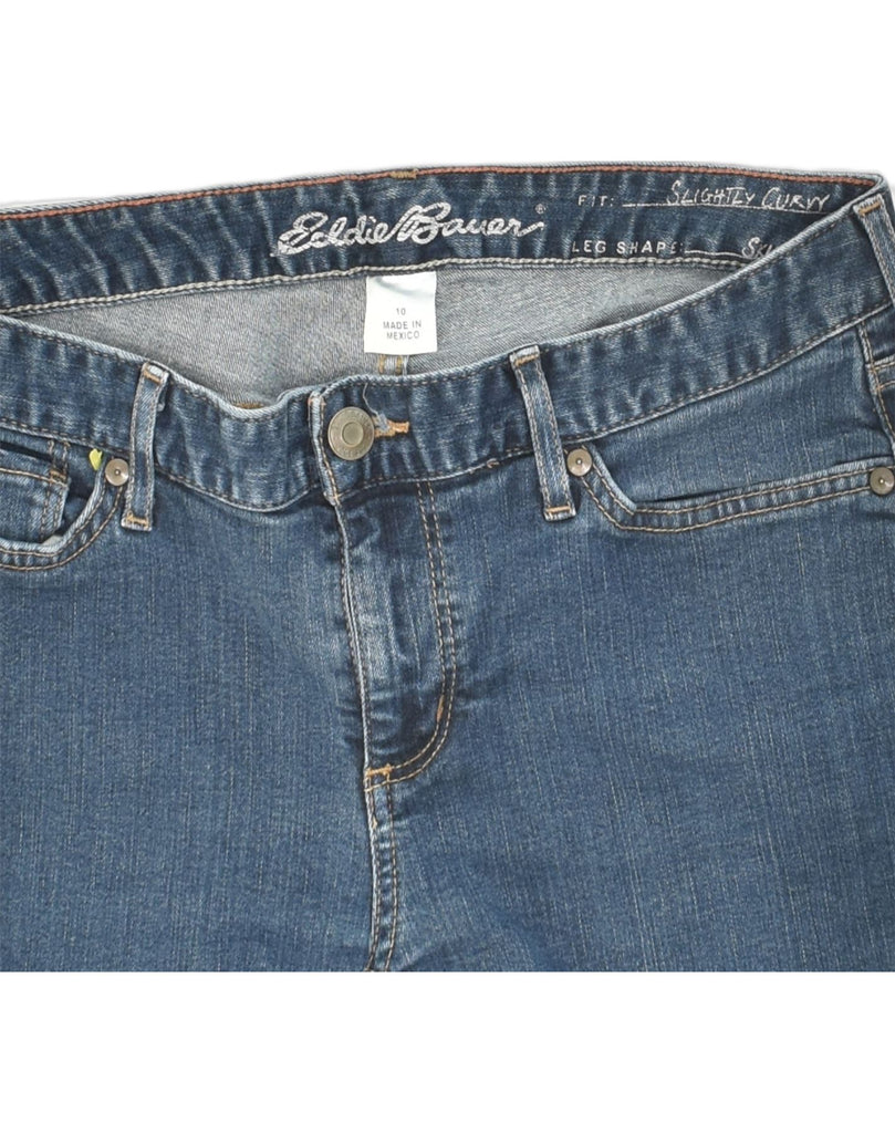 EDDIE BAUER Mens Curvy Skinny Jeans US 10 Large W32 L28 Blue Cotton | Vintage Eddie Bauer | Thrift | Second-Hand Eddie Bauer | Used Clothing | Messina Hembry 