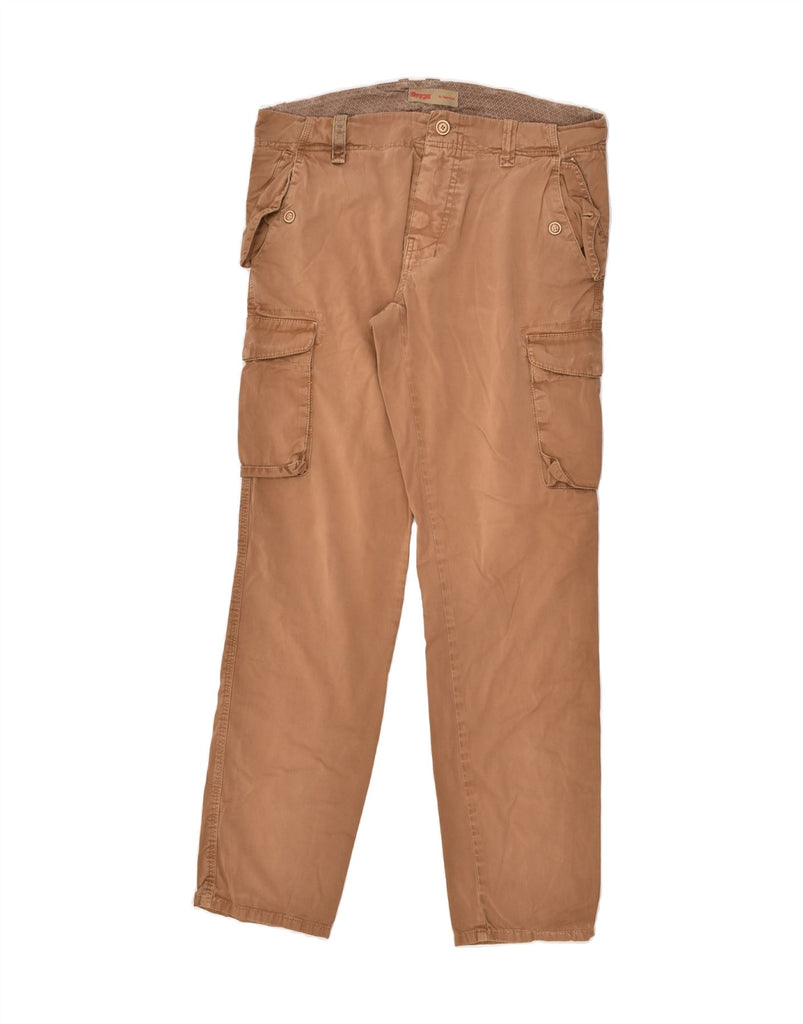 VINTAGE Mens Straight Cargo Trousers W34 L30 Brown | Vintage Vintage | Thrift | Second-Hand Vintage | Used Clothing | Messina Hembry 