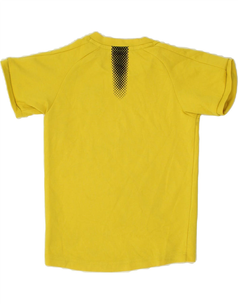 PUMA Boys BVB Dortmund Graphic T-Shirt Top 9-10 Years Yellow Cotton Vintage Puma and Second-Hand Puma from Messina Hembry 