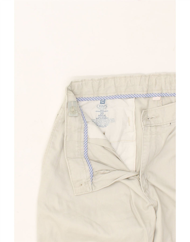 CHAPS Boys Pegged Chino Trousers 15-16 Years W28 L30  Beige Cotton | Vintage Chaps | Thrift | Second-Hand Chaps | Used Clothing | Messina Hembry 