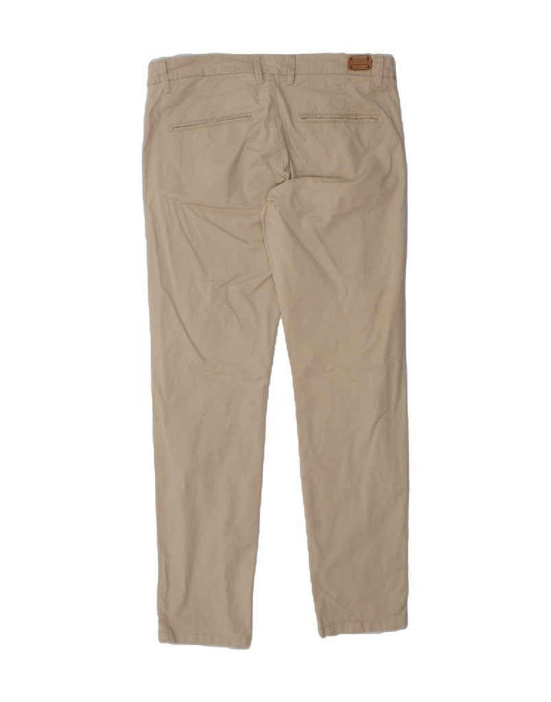 ZARA Mens Slim Chino Trousers EU 44 Large W34 L33 Beige Cotton Vintage Zara and Second-Hand Zara from Messina Hembry 