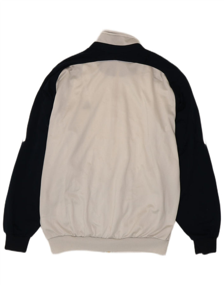 Adidas Mens Tracksuit Top Jacket UK 38/40 Medium White Colourblock