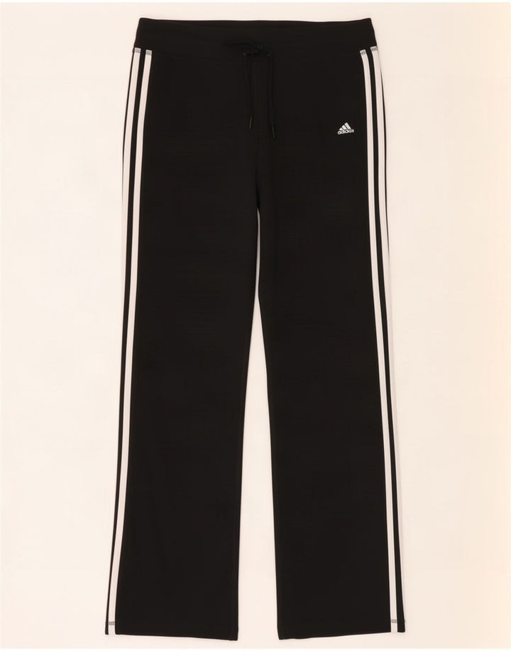 Adidas Womens Tracksuit Trousers UK 12/14 Medium Black Polyester