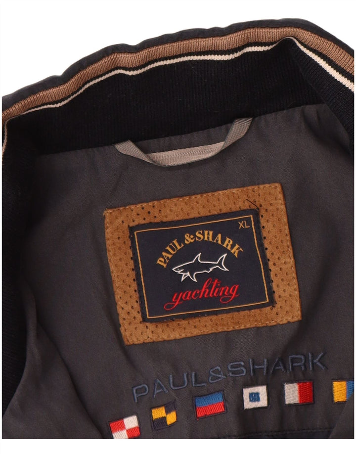 Paul & Shark Mens Gilet UK 42 XL Grey Colourblock