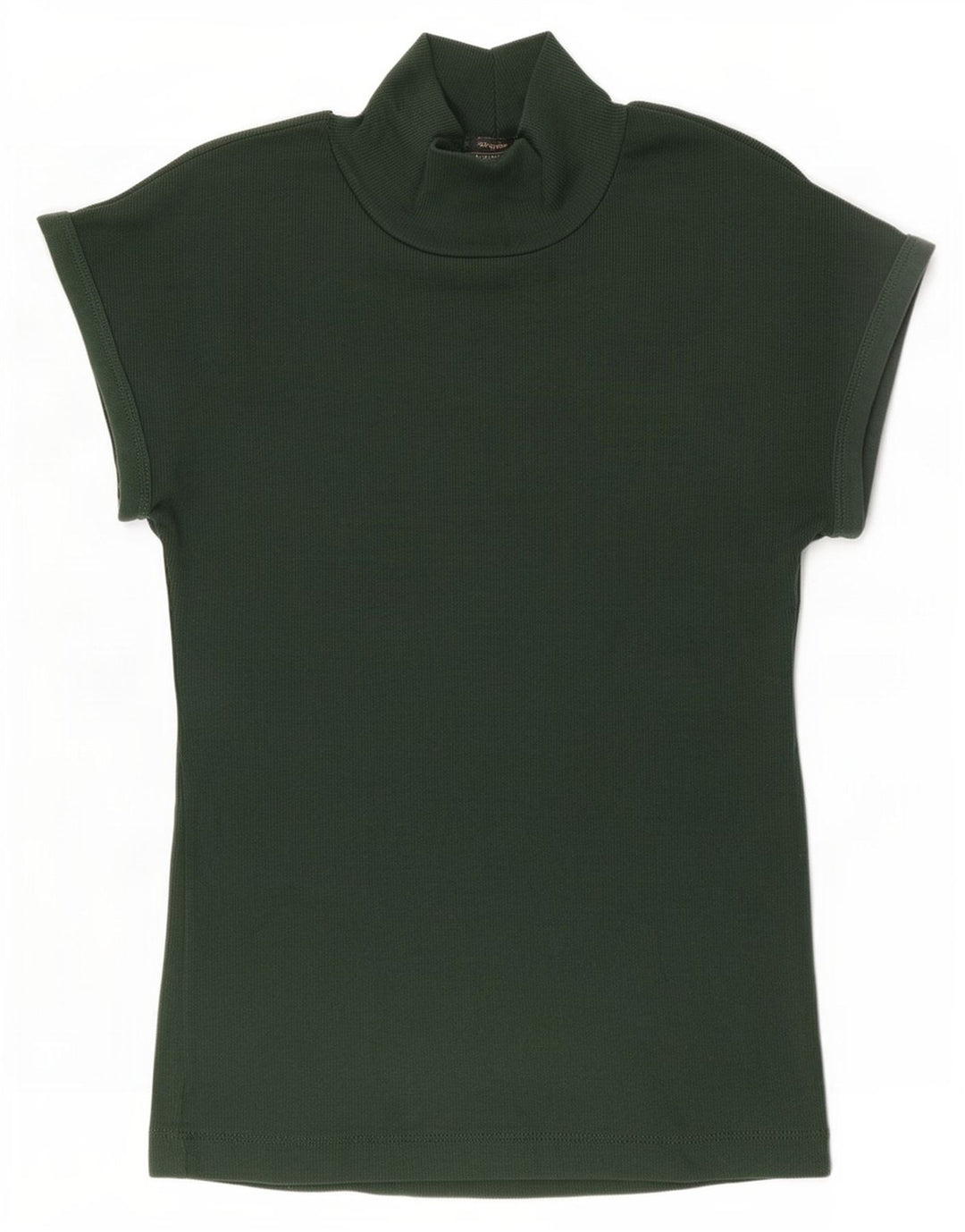 Zara Womens T-Shirt Top UK 12 Medium Green