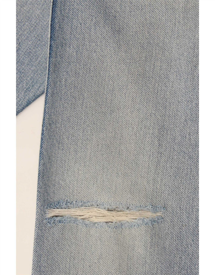 Roy Rogers Mens Distressed Straight Jeans W34 L33 Blue