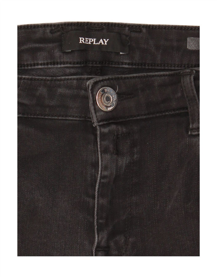 Replay Womens Skinny Jeans W28 L28 Black