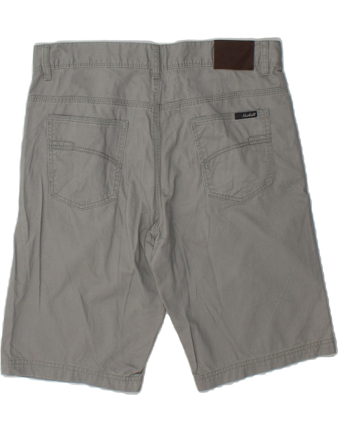 VINTAGE Mens Casual Shorts W34 Large  Grey Cotton Vintage Vintage and Second-Hand Vintage from Messina Hembry 