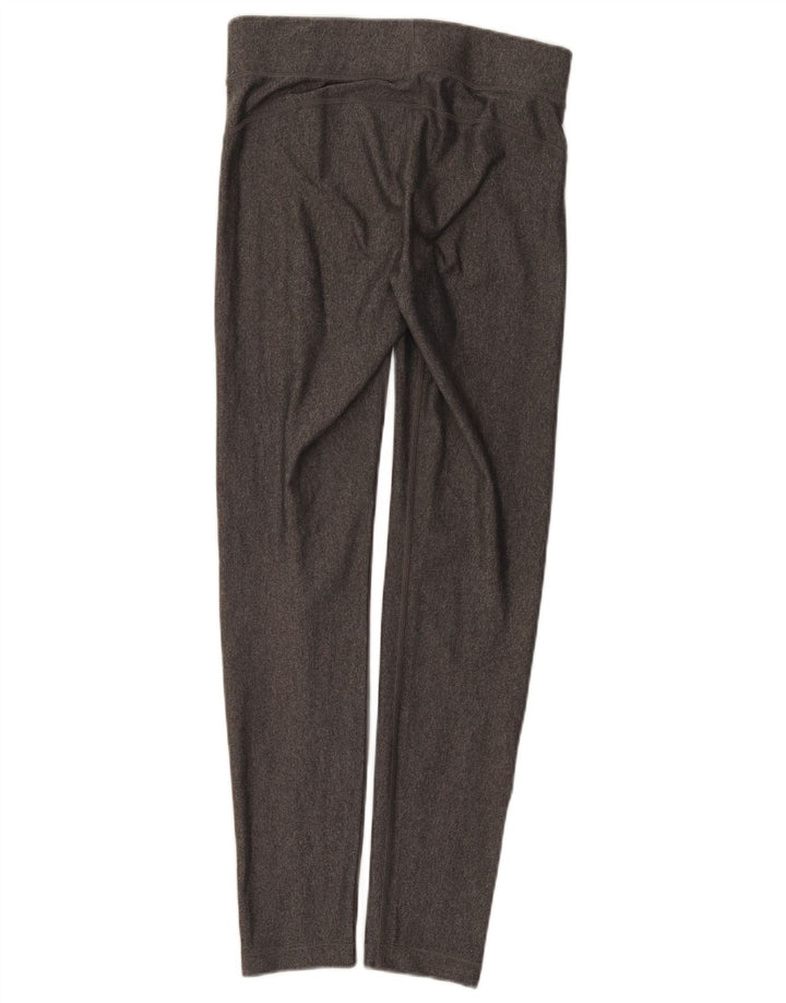 Under Armour Womens Heat Gear Leggings UK 12 Medium  Grey Flecked