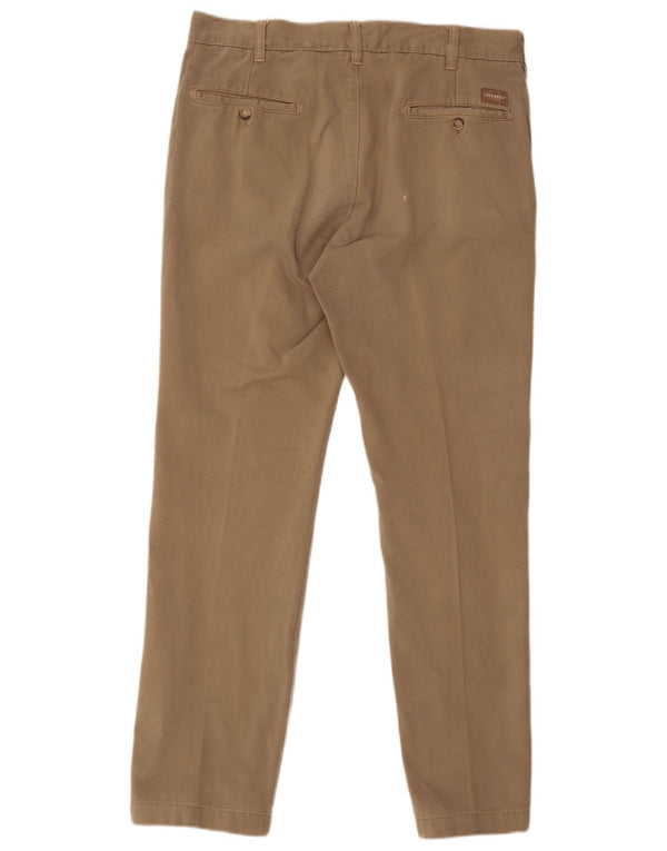 Carrera Mens Slim Chino Trousers W34 L29 Brown Cotton