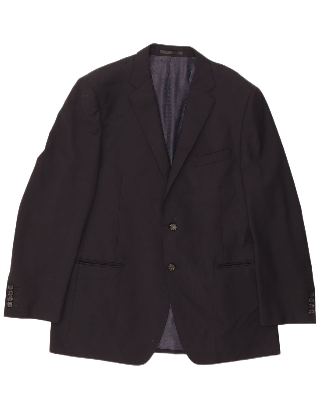 Marks & Spencer Mens Autograph 2 Button Blazer Jacket UK 44 XL Navy Blue