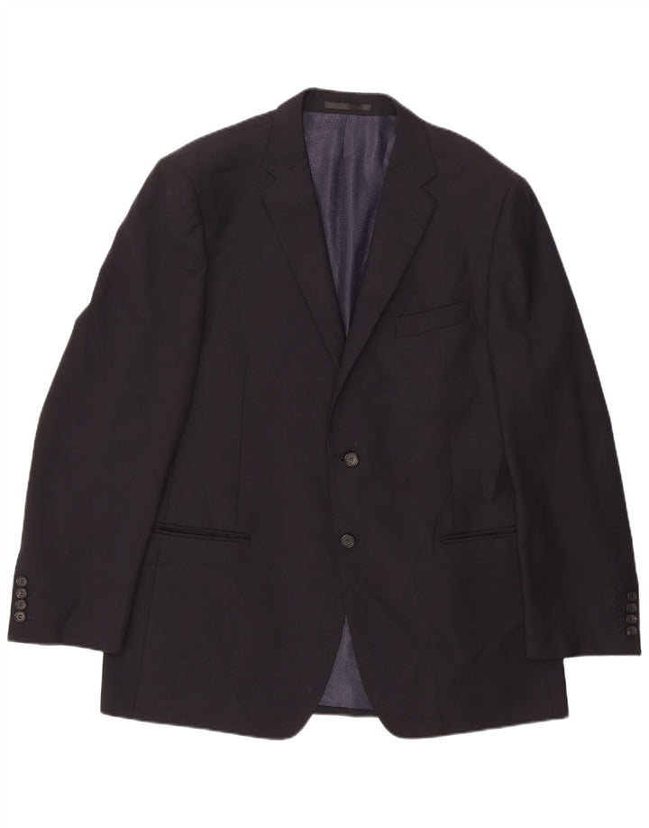 Marks & Spencer Mens Autograph 2 Button Blazer Jacket UK 44 XL Navy Blue