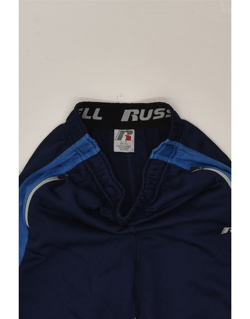 RUSSELL ATHLETIC Boys Tracksuit Trousers 10-11 Years Large Navy Blue | Vintage Russell Athletic | Thrift | Second-Hand Russell Athletic | Used Clothing | Messina Hembry 