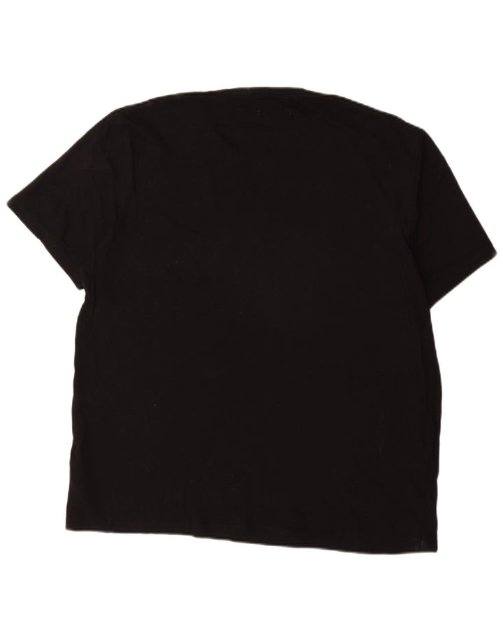 Cos Mens Regular Fit T-Shirt Top XL Black Cotton