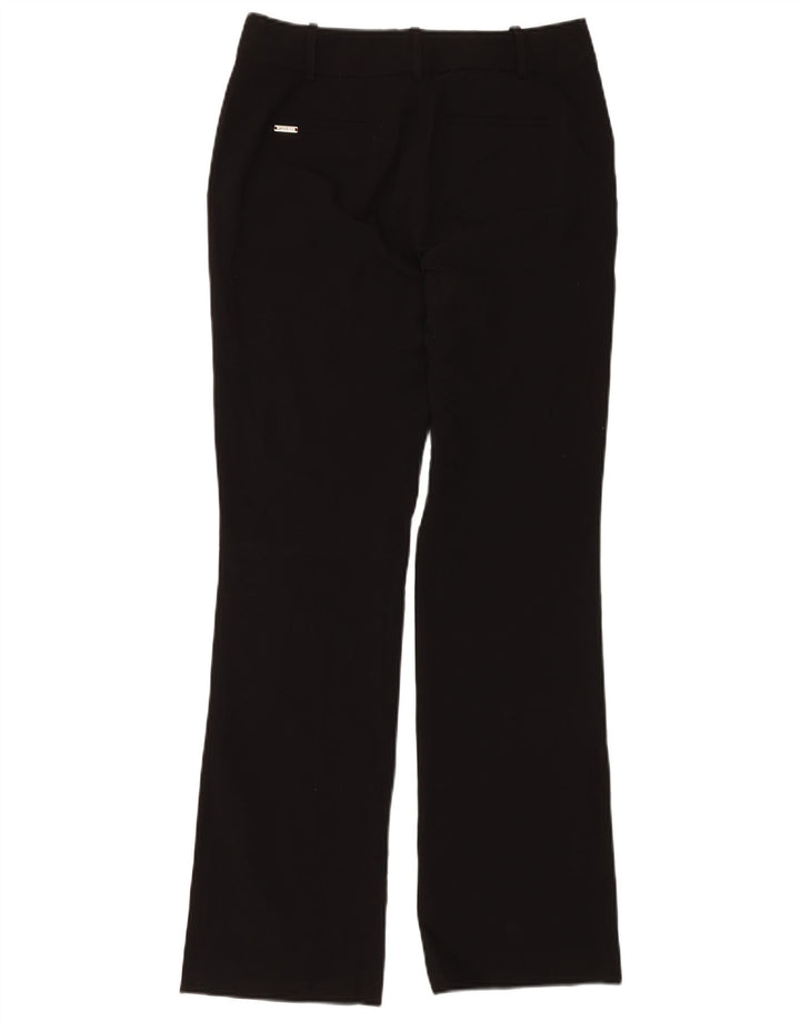 TOMMY HILFIGER Womens Straight Chino Trousers US 4 Small W30 L34 Black