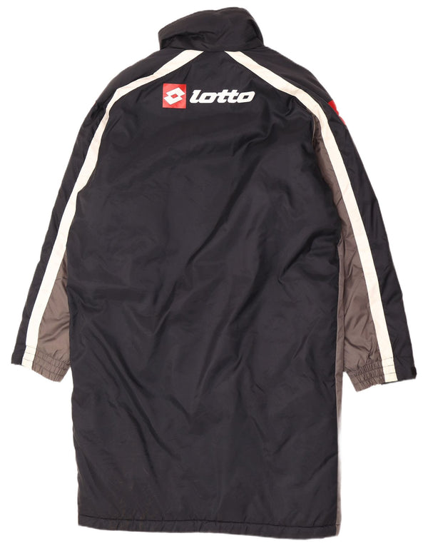 Lotto Mens Overcoat UK 36 Small Black Colourblock Nylon Sports